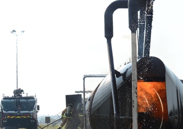 Firefighters train their own due to closed schools