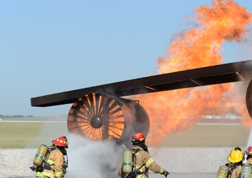 Firefighters train their own due to closed schools
