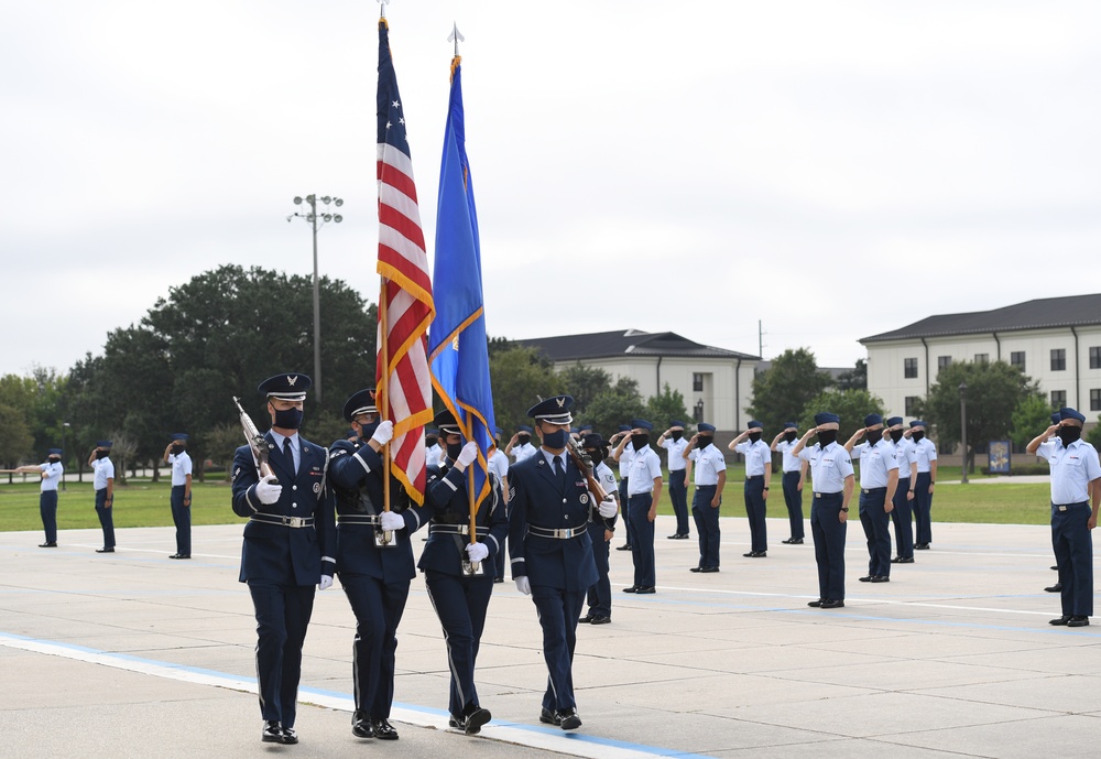 Keesler BMT graduation ceremony September 11, 2020