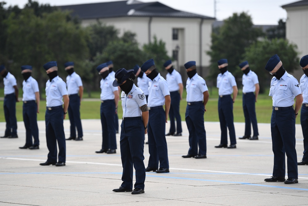 Keesler BMT graduation ceremony September 11, 2020