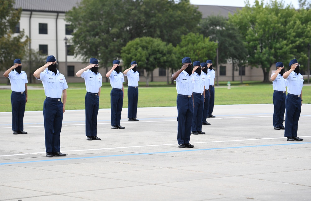 Keesler BMT graduation ceremony September 11, 2020