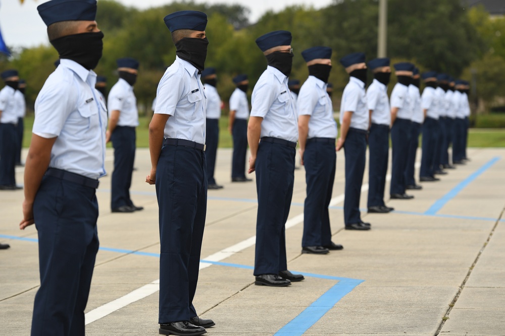 Keesler BMT graduation ceremony September 11, 2020