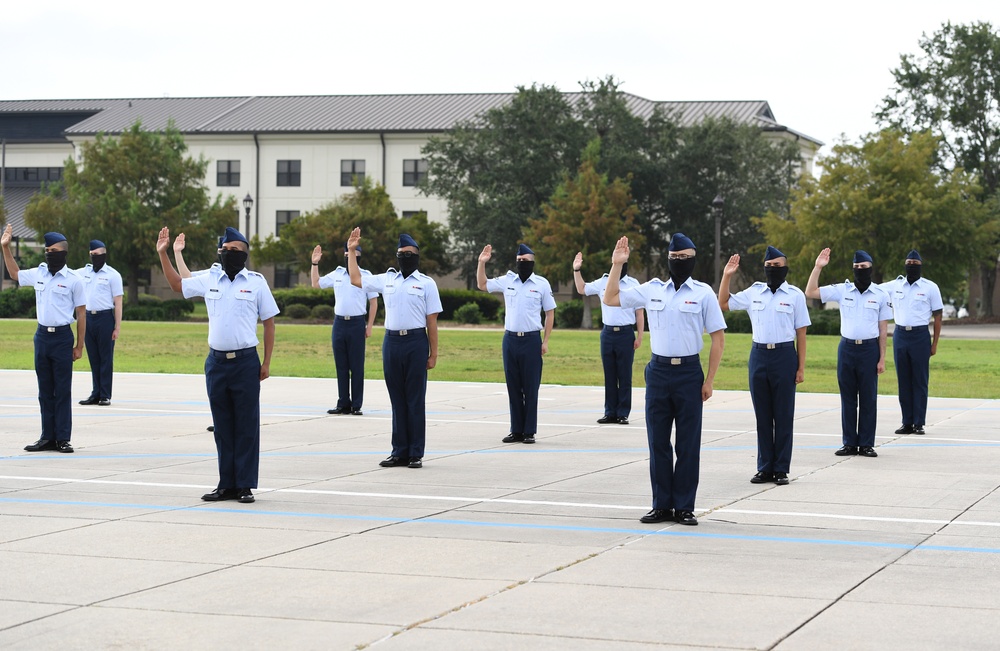 Keesler BMT graduation ceremony September 11, 2020