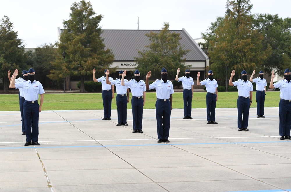 Keesler BMT graduation ceremony September 11, 2020