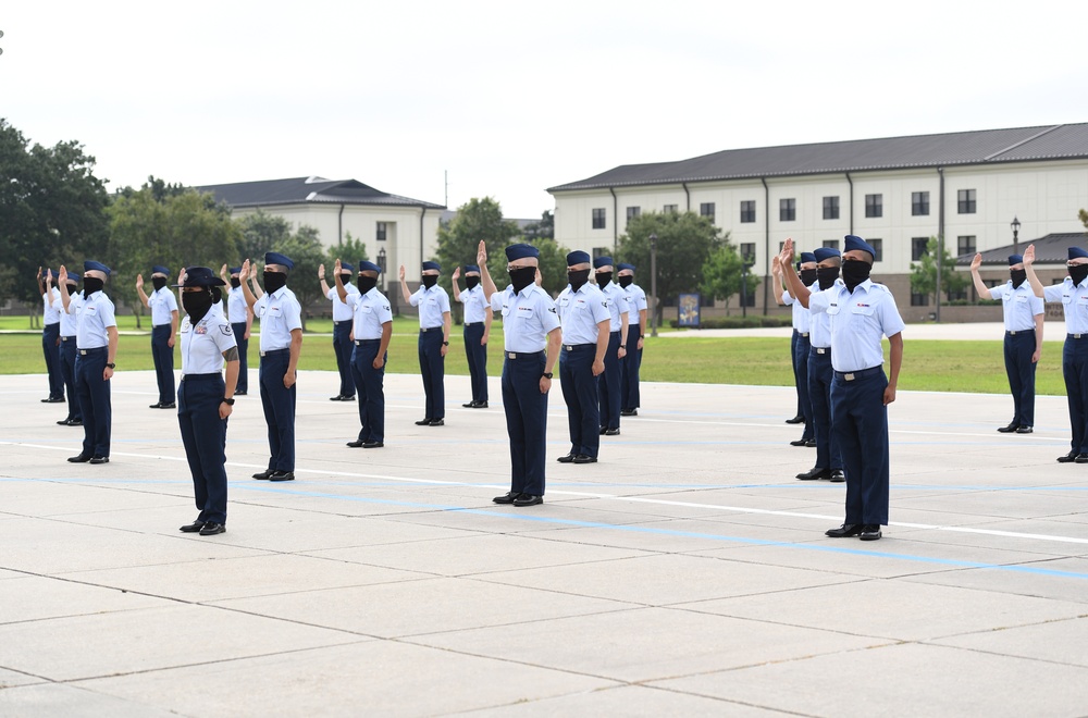 Keesler BMT graduation ceremony September 11, 2020