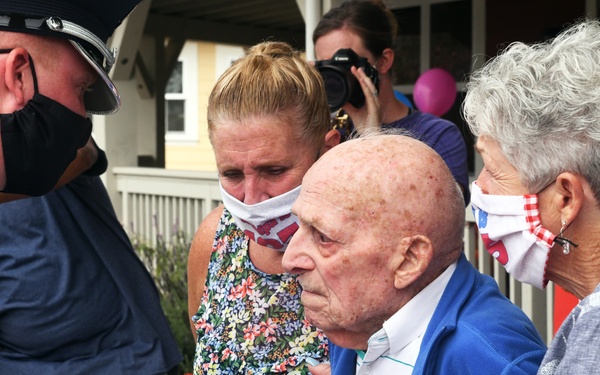 Vandenberg Airmen Visit 105 Year Old Veteran On His Birthday