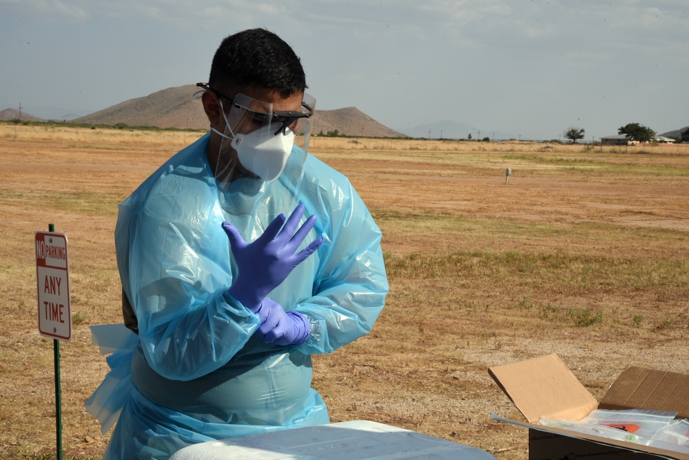 AZNG hosts COVID-19 test site in Cochise County