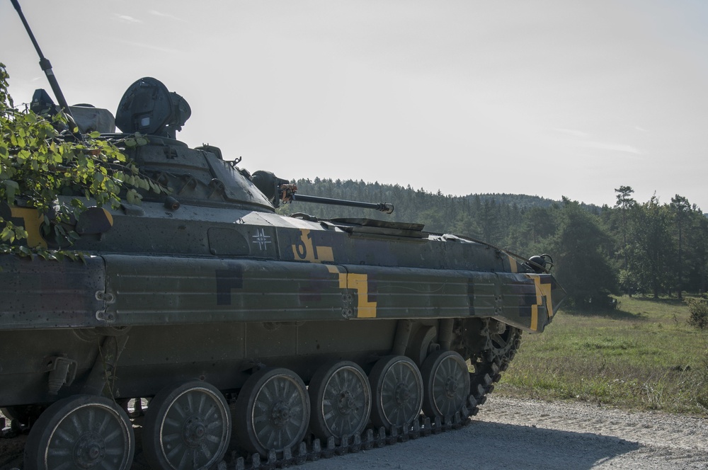 Ukrainians train alongside U.S. and multinational forces during Combined Resolve XIV