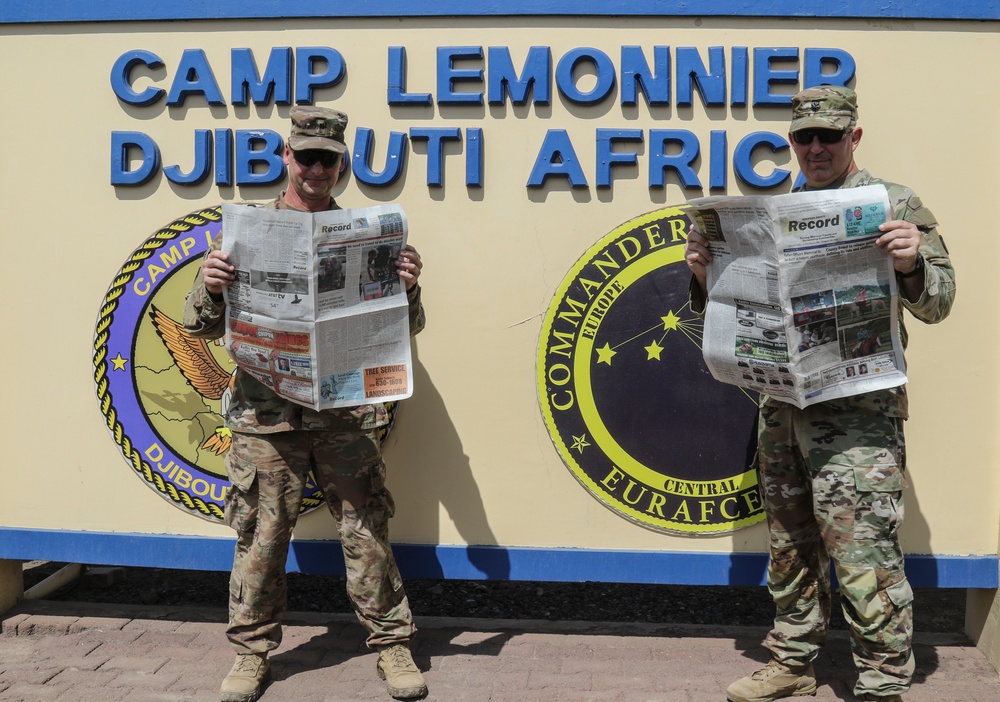 Morrison County Locals Read the Morrison County Record in Africa