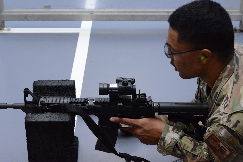 424th Air Base Squadron shooting at Chièvres range