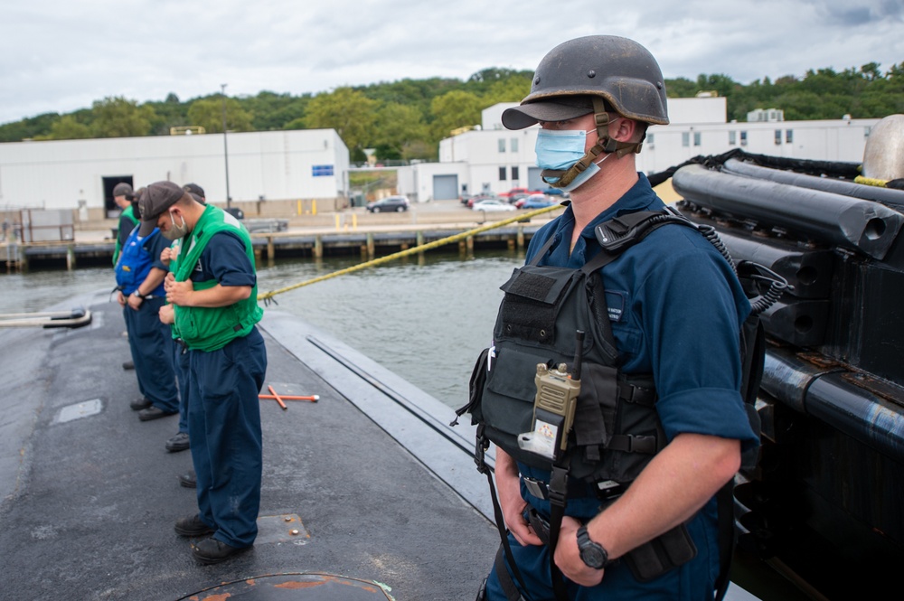 USS San Juan participates in Exercise Black Widow