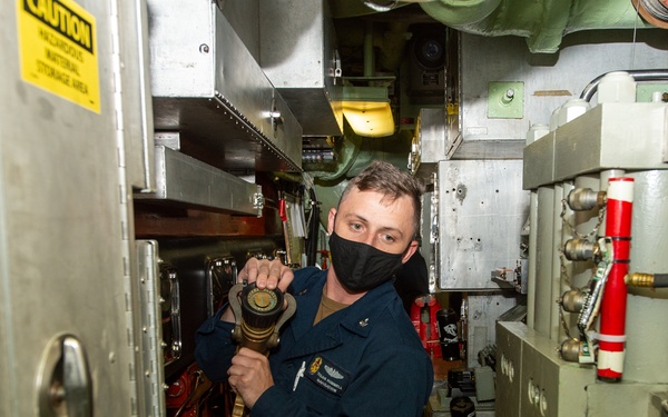 USS San Juan participates in Exercise Black Widow