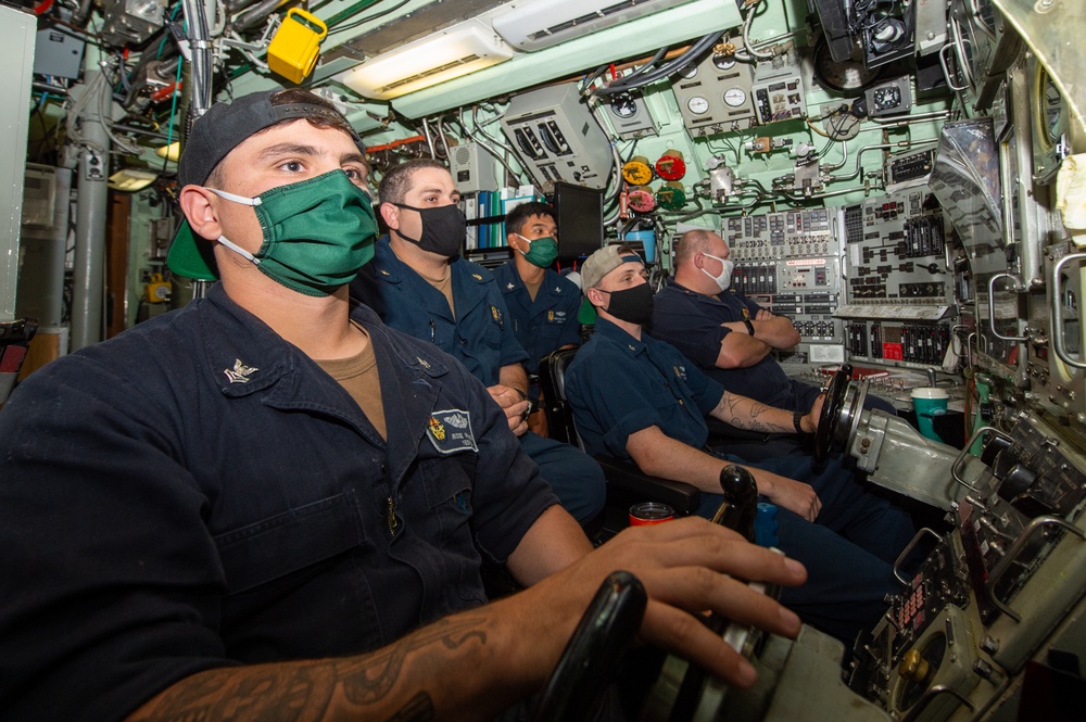 USS San Juan participates in Exercise Black Widow