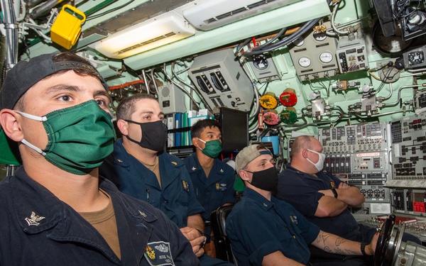 USS San Juan participates in Exercise Black Widow