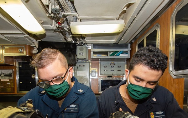 USS San Juan participates in Exercise Black Widow