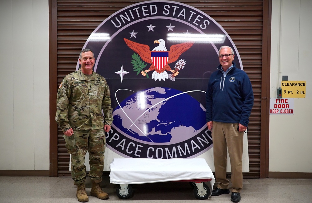 USSPACECOM commander visits Cavalier AFS