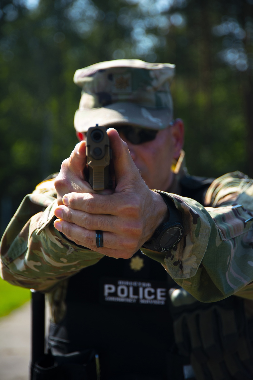 Partnership Shooting - USAG Ansbach Military Police  &amp; German Police