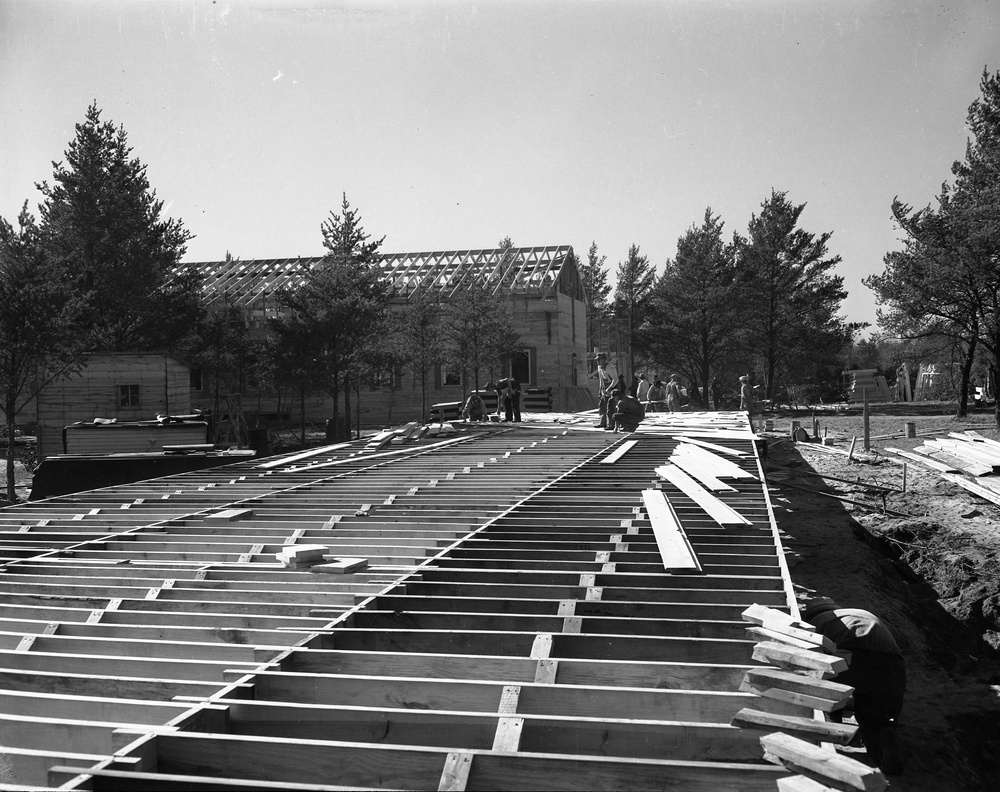 1940s construction of Fort McCoy cantonment area