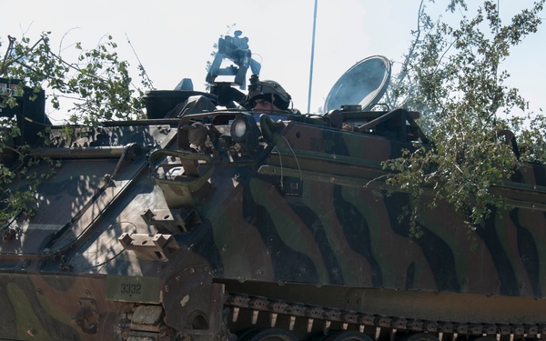 OPFOR square off with 3rd ID during Combined Resolve XIV