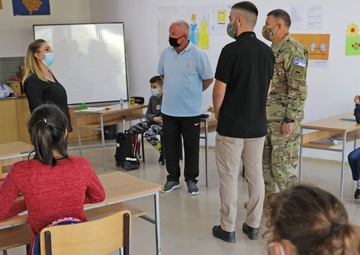 KFOR brings cheer to primary school, donates new playground