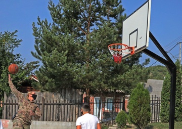 KFOR brings cheer to primary school, donates new playground