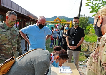 KFOR brings cheer to primary school, donates new playground
