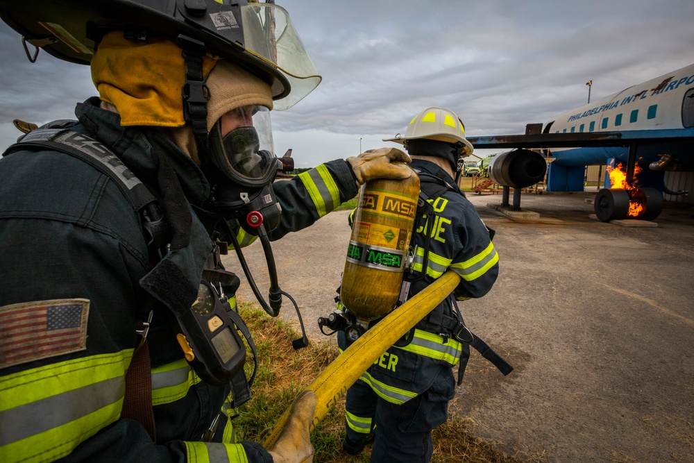 177th firefighters complete fire training