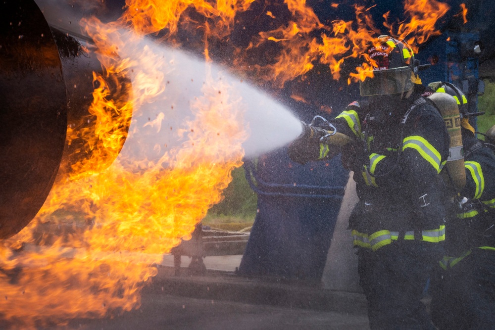 177th firefighters complete fire training