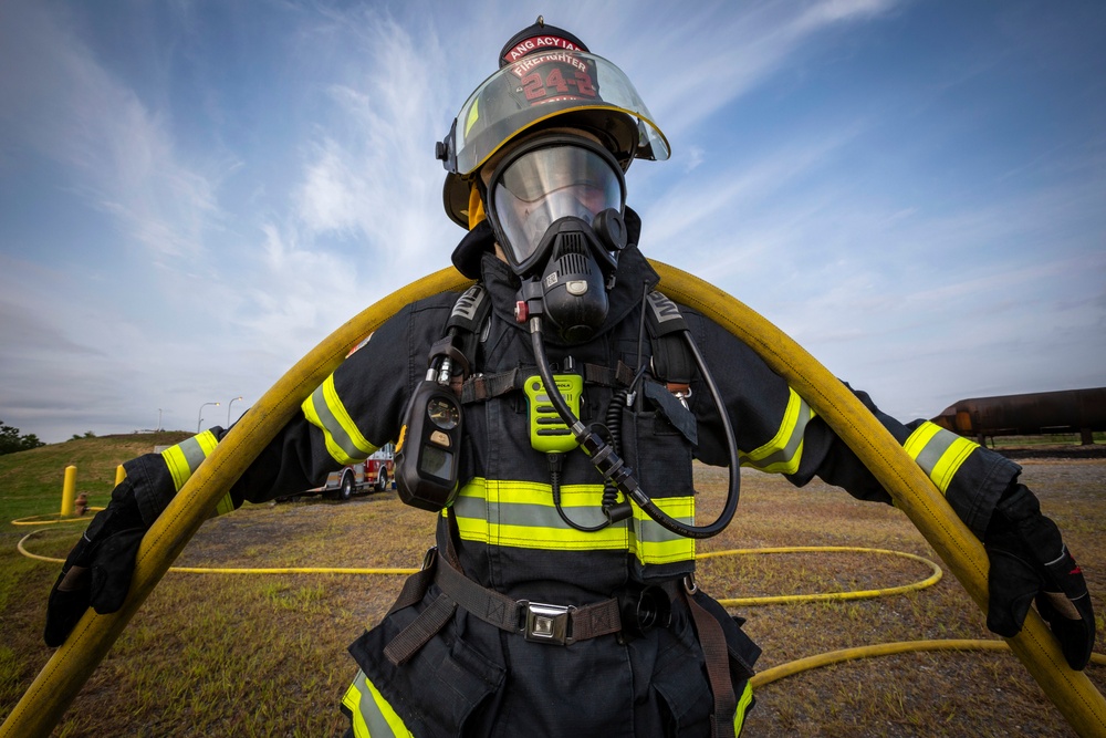 177th firefighters complete fire training