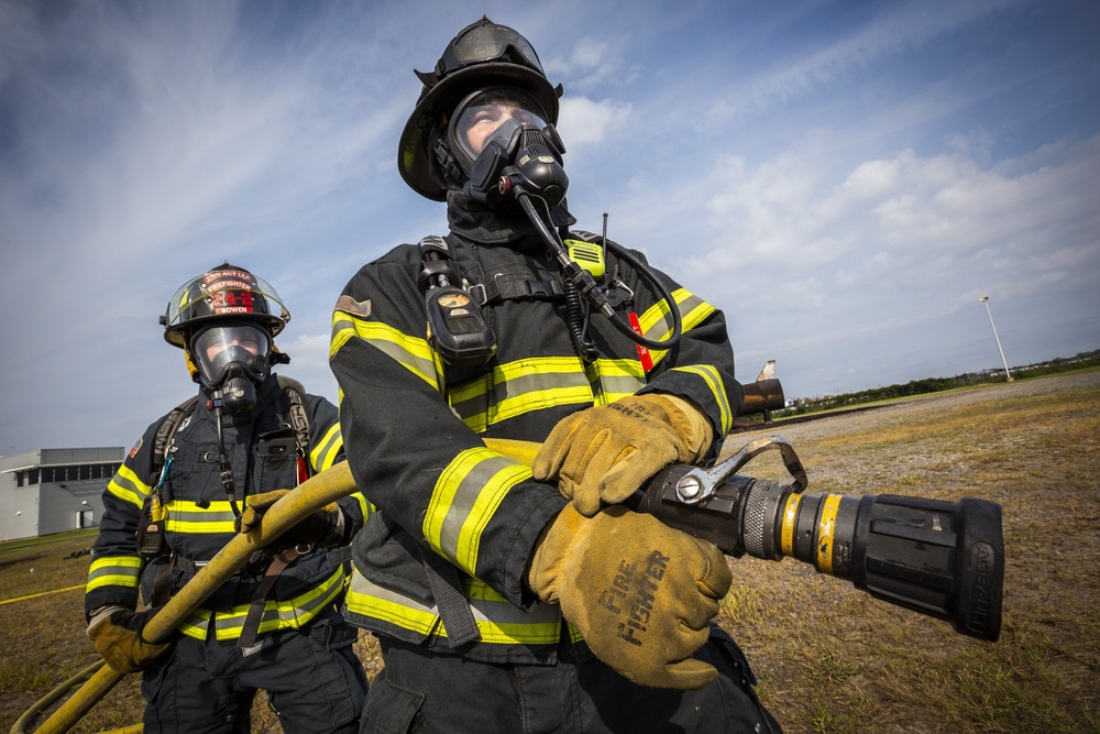 177th firefighters complete fire training