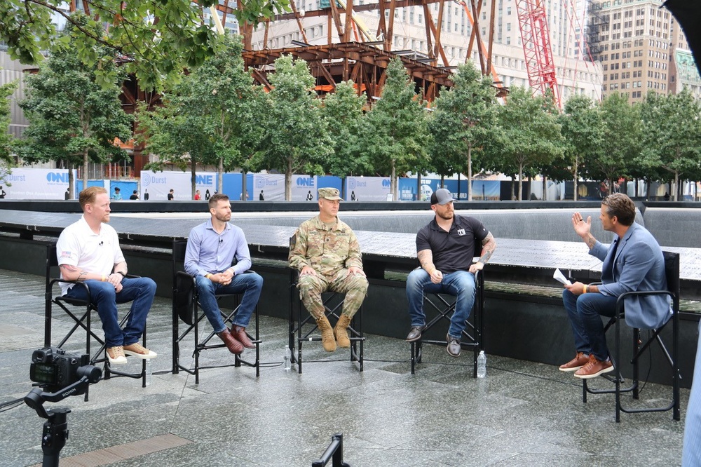 NY Soldier Discusses 9/11 Service for national news program