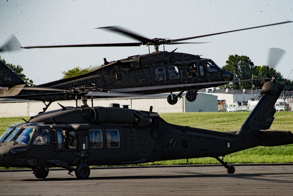Citizen Soldiers from the 238th Aviation Regiment headed on out to their pre-deployment training location