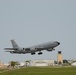 Sioux City tower behind KC-135 take off