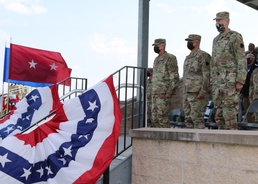 Iron Division conducts change of command ceremony