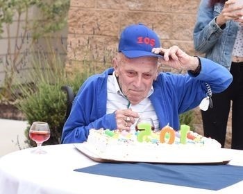 VAFB honors WWII Vet on 105th birthday as honorary SF member