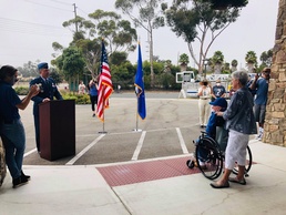 VAFB honors WWII Vet on 105th birthday as honorary SF member