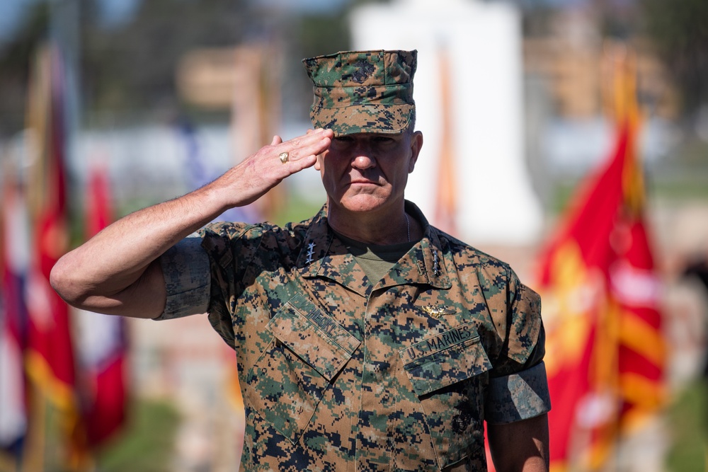 1st Marine Division Change of Command