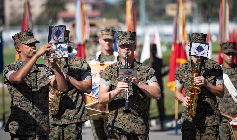 1st Marine Division Change of Command