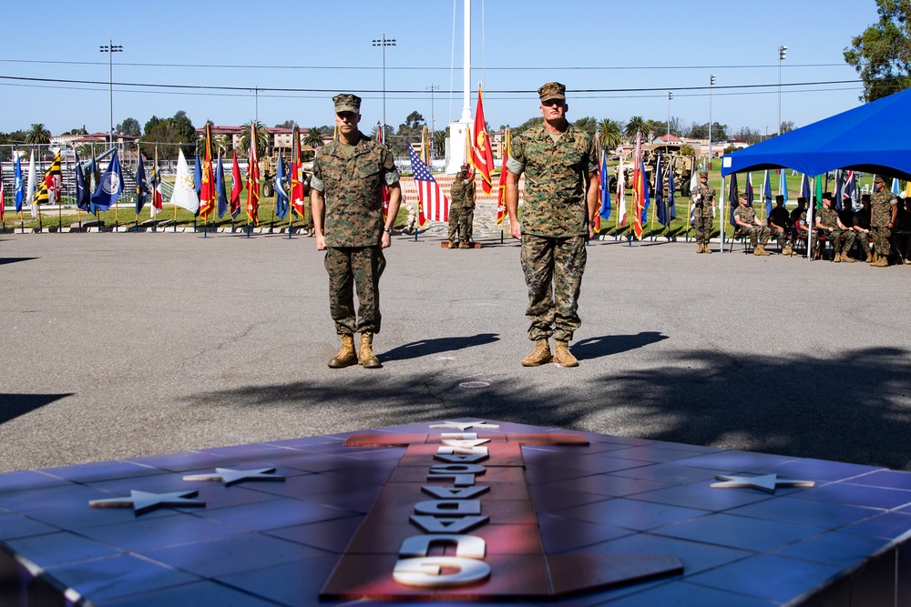 1st Marine Division Change of Command