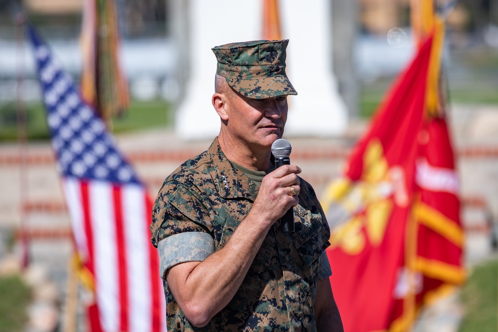 1st Marine Division Change of Command