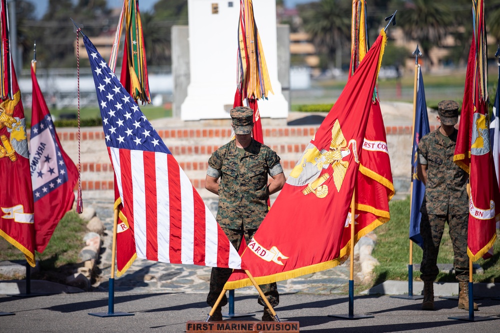 1st Marine Division Change of Command