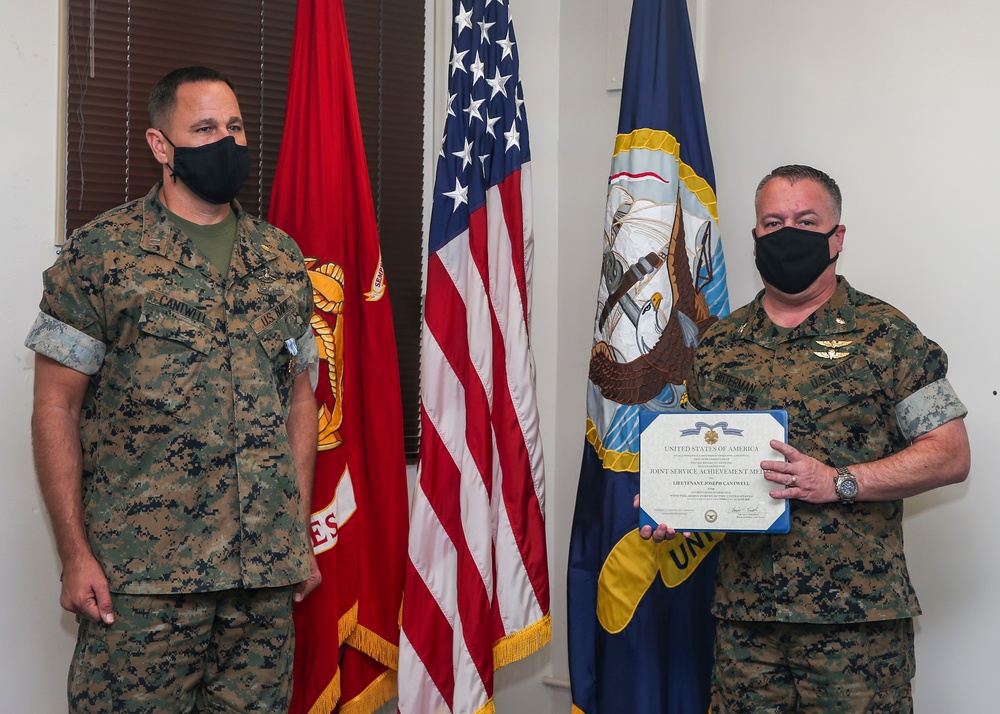 Sailors receive Joint Service Achievement Medal for COVID-19 mitigation efforts