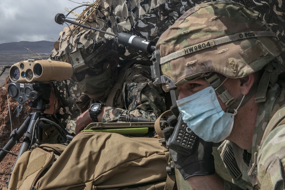 Look out: Marines, Soldiers conduct artillery forward observation, PTA