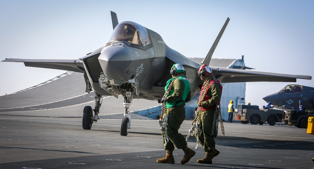 Wake Island Avengers Set Sail Onboard HMS Queen Elizabeth