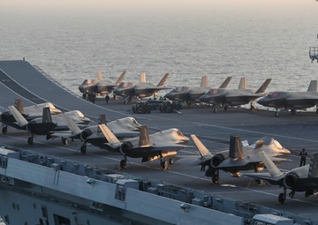 Wake Island Avengers Set Sail Onboard HMS Queen Elizabeth