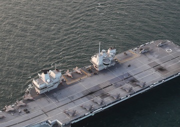 Wake Island Avengers Set Sail Onboard HMS Queen Elizabeth