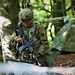 A U.S. Army Soldier walks to security position during Combined Resolve