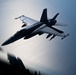 U.S. Navy F/A-18E Super Hornet is refueled by U.S. Air Force KC-135
