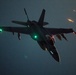 U.S. Navy F/A-18E Super Hornet is refueled by U.S. Air Force KC-135
