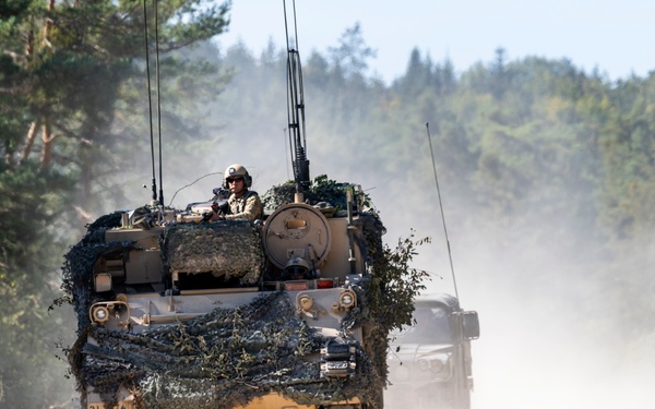 3rd ID train at Hohenfels, Germany; Combined Resolve XIV
